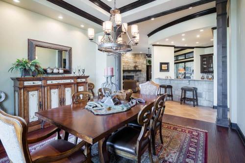 Contemporary Texas Hill Country Dining Room