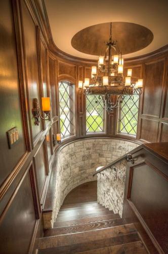 French Chateau Grande Staircase